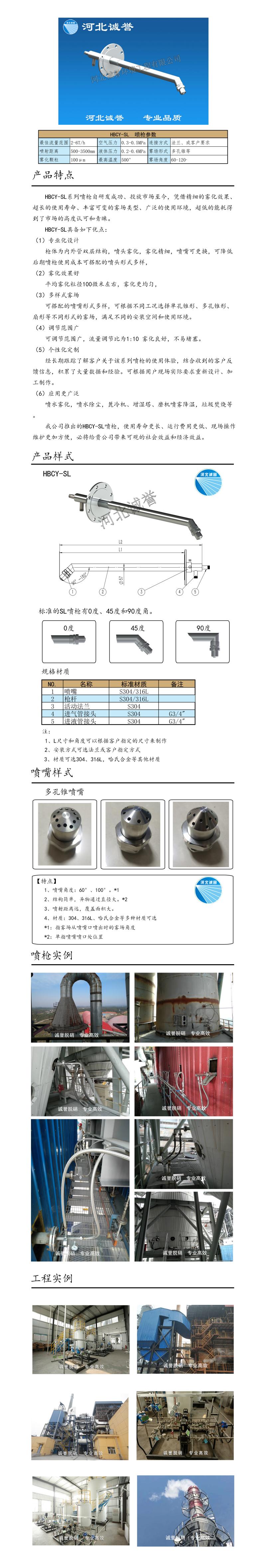 廢液噴槍、保護(hù)套、噴槍參數(shù)、材質(zhì)尺寸、流量分布圖、扇形空心錐俯視圖介紹以及廢液噴槍霧化視頻展示和工程案例介紹